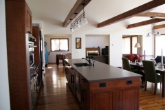 Cherry Craftsman Style Kitchen