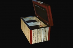 Spalted Maple and Bloodwood Jewelry Box